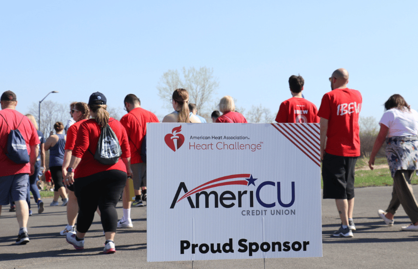 AmeriCU Heart Association Support