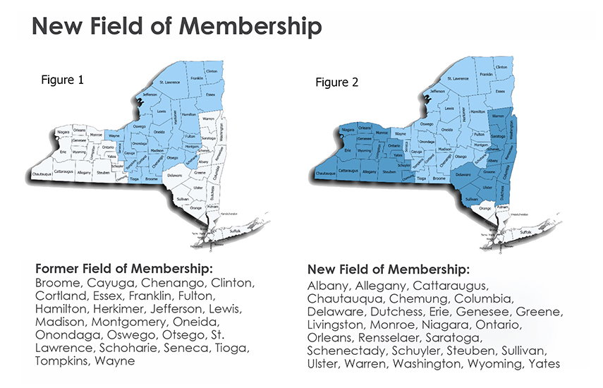 AmeriCU's Field of Membership Expansion Map